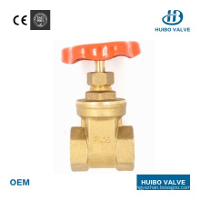 1/2"-4"Inch Red Handwheel Brass Gate Valve with Ce